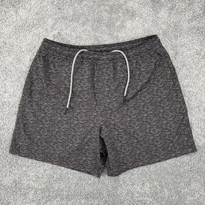 Chubbies Shorts Mens Large Black Lined Athletic Performance 5" Inseam Drawstring - Picture 1 of 9