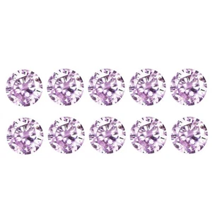 0,14 kt 9 Stck. Lot runder 1,50 mm unbehandelter australischer - Argyle lila rosa Diamant - Bild 1 von 5