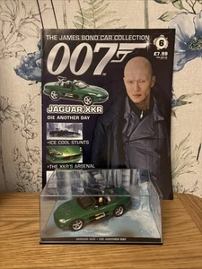 The James Bond Car Collection No 6 Jaguar XKR with Accompanying Magazine - Picture 1 of 13