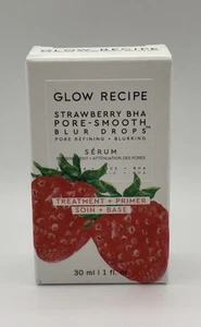 NUEVO EN CAJA Receta Brillante Fresa BHA Poro Suave Desenfoque Gotas Tamaño Completo 30 ml/1 oz ATH - Imagen 1 de 6