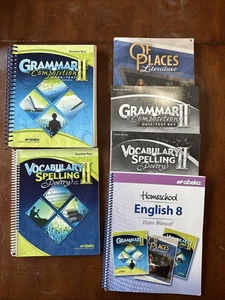 Abeka Grammar & Composition II, Literature, Teacher, Tests &Key - 8th Grade - Imagen 1 de 7