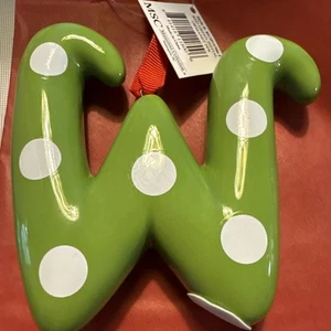 MSC Iniziale Decorazione Natalizia in Ceramica Personalizzata (W) - Foto 1 di 1