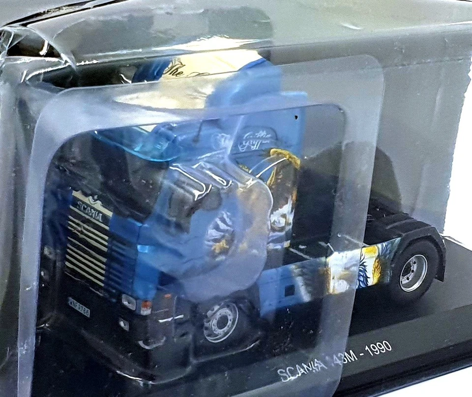 Hachette 1/43 Scale G1470004 - 1990 Scania 143M The Griffin - Met. Blue - Image 1 of 4