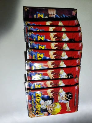 Ten (10) BANDAI CCG TCG ZATCH BELL! The Card Battle Booster Series 1 packs - Image 1 of 4