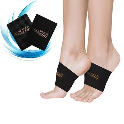 Copper Fit Health Unisex Arch Relief Compression Bands for Plantar Fasciitis,... - Image 1 of 4