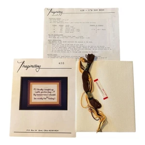 Vintage Imaginating Counted Cross Stitch Kit 438 Unused Bee Themed - Picture 1 of 2