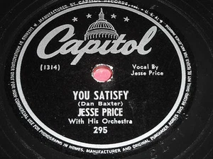 Jesse Price - You Satisfy / Kansas City Mama 78 RPM - Capitol 295 - Blues - Picture 1 of 1