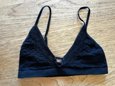 FREE PEOPLE Black XS/S Adjustable Unlined Pullover Intimatel Bralette NWOT - Image 1 of 2