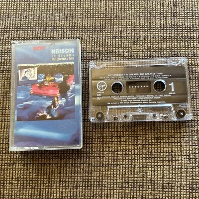 Roy Orbison- In Dreams: Greatest Hits (Cassette Tape) 1987 Virgin Records Tested - Imagem 1 de 3