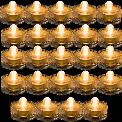 LED Sumergible Impermeable Boda Floral Decoración Fiesta Té Luz Jarrón Vela Foto 1 de 4