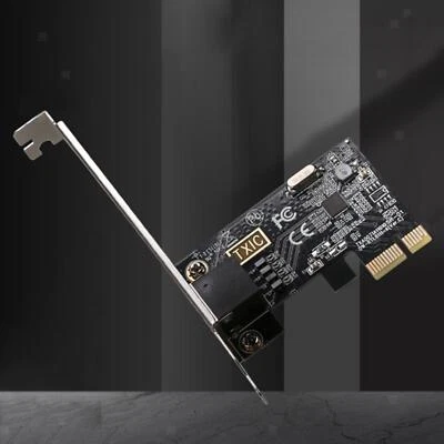 Network Card for RTL8125B 10/100/1000/2500Mbps Server with 1 Port LAN Controller - Image 1 of 4
