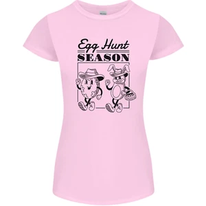 Easter Egg Hunt Season Womens Petite Cut T-Shirt - Picture 1 of 9