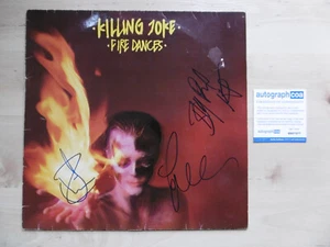 Killing Joke Autogramme signed LP-Cover "Fire Dances" Vinyl ACOA - Picture 1 of 3