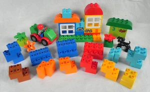 Lego Duplo Set "All-in-One-Box-of-Fun" 10572, 64 Pieces 1 Minifig, Complete - Picture 1 of 6