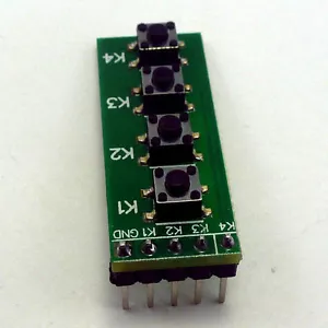 Tastiera Arduino 4 Pulsanti Modulo Tastiera Interruttore per UNO MEGA2560 Breadboard - Foto 1 di 6