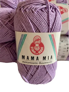 Stahl Wolle Mama Mia 100% Baumwolle mercerized cotton lot 12 color 1922 Brasil - Picture 1 of 12