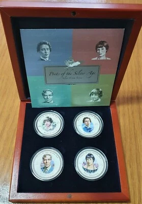 2006 Cook, Set: 4x2$ Poets Of The Silver Age: Tsvetaeva Blok Pasternak Akhmatova - Image 1 of 4