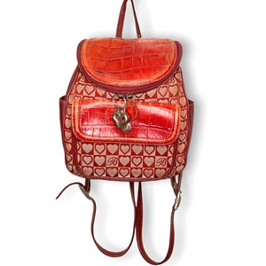 Brighton Leather Exterior Backpack Bags 