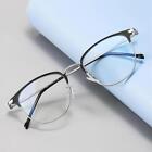 Blue Light Blocking Glasses Semi Rimless Frame Clear Lens for Men Women