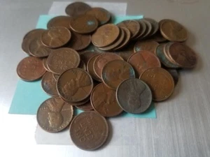 LINCOLN WHEAT CENT PENNY ROLL 1909-1958 PDS mixed dates - Picture 1 of 1
