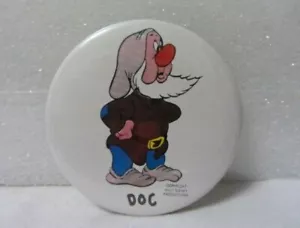 WALT DISNEY SCHNEEWITTCHENS ZWERG DOC BUTTON PIN PINBACK RUNDES ABZEICHEN - Bild 1 von 1