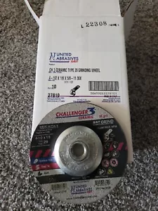 Grinding Wheels United Abrasives SAIT 27810 4-1/2x1/8x5/8-11 36X 10 Pack - Picture 1 of 2