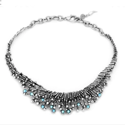 Collana Donna Giovanni Raspini Argento 925 Semirigida Fireworks Quarzi Mystic 11 - Immagine 1 di 4