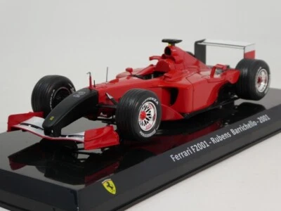 Ixo F1 Ferrari F2001 #2 Rubens Barrichello black nose Monza GP 2001 1/24 LAF1804 - Immagine 1 di 3