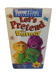 Lyons Group VHS Tape Barney & Friends Collection 1993 Age 1-8 Purple Dinosaur - Picture 1 of 4