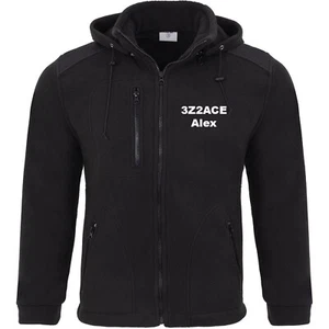 Insignia de radioaficionado y nombre Sudadera polar de alta calidad con capucha - Imagen 1 de 36