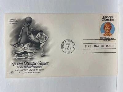Special Olympic Games Brockport, New York 1979 FDC Mail Cover - Image 1 of 2