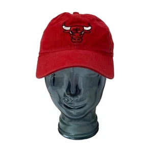 Chicago Bulls Adult Hat Adidas Red Cotton Easy Adjustable NBA One Size - Picture 1 of 12