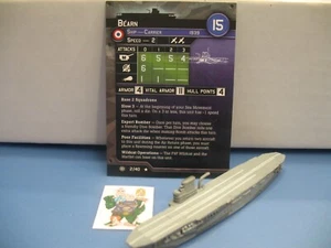 =Axis Allies War at Sea CONDITION ZEBRA Bearn 2/40 with card= - Picture 1 of 1