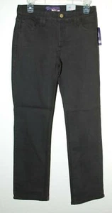 NYDJ NOT YOUR DAUGHTERS LIFT TUCK JEANS STRAIGHT CHOCOLATE SZ 4P P7063ODT791 - Picture 1 of 4