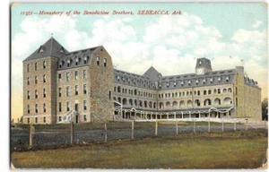 Benedictine Brothers Monastery SEBEACCA Arkansas Subiaco 1910s Antique Postcard - Picture 1 of 2