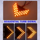 2PC Blitz 33SMD LED Pfeil-Lichter Auto-Rückspiegel-Blinker Sequentielles Licht