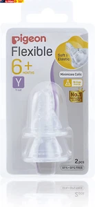 Flexible Peristaltic Slim Neck Teat for 6+ Months Babies, (Y), BPA & Bps-Free, 2 - Picture 1 of 6