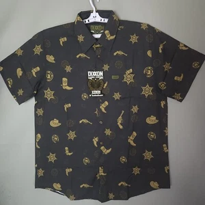 Dixxon Flannel Co Polo Shirt Mens XL Black Western V Twin NWT - Picture 1 of 15