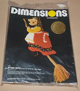"Dimensions 1980 tradición escandinava ""Kitchen Witch"" kit de lona de plástico nuevo en paquete 5x13" - Imagen 1 de 2