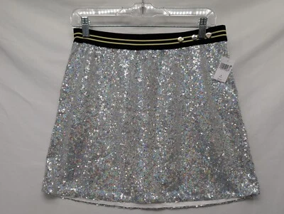 Nueva falda princesa con detalle de botones de lentejuelas plateadas de los parques de Disney para mujer Foto 1 de 4