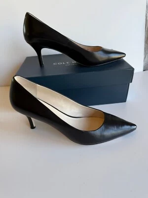 Женские туфли-лодочки Cole Haan Vesta 65 мм черная кожа размер 9,5 - Изображение 1 из 4