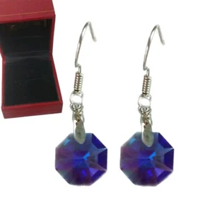 Sterling 925 earring using genuine Swarovski Crystal element Guarantee JCE22 37 - Picture 1 of 9