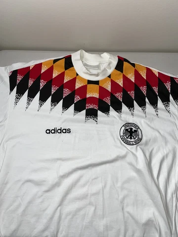 VTG OS Adidas Germany Deutscher Fussball-Bund 1994 World Cup Jersey T-Shirt Sz M Cover