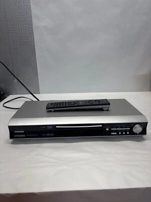 HITACHI DV-P325U DVD PLAYER MP3 PLAYBACK CD-R/DVD-R COMPATIBLE WITH REMOTE - Image 1 of 4
