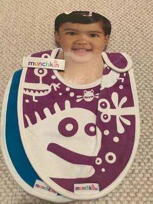 Pack de 2 baberos Munchkin-nuevos-M-monster’s Foto 1 de 2