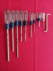 CRAFTSMAN 10 PIECE PHILLIPS HEAD SCREWDRIVER SET-US MADE-LIFETIME WTY-FREE SHIP. - Bild 1 von 3