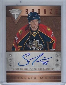 2012-13 Panini Titanium Metallic Marks #50 Scott Timmins - Picture 1 of 2