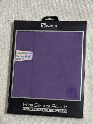 LUXMO Platinum Collection Elite  Canvas Smart Case (PLTETID3PLCPP)  iPad 2 & 3 - Image 1 of 4