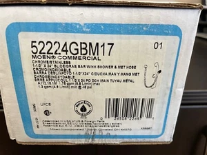 Moen Commercial Hand Shower with Slide Bar Polished Chrome 52224GBM17 - Picture 1 of 2