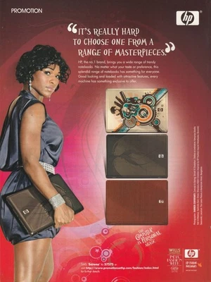 2008 Magazine Advertisement Print HP Computer Notebooks Laptop India AD - Image 1 of 2